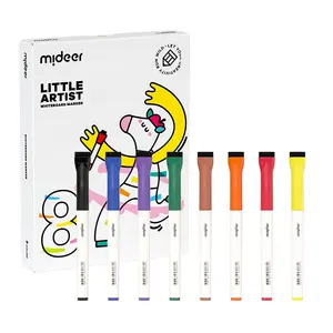 Mideer MD3324 Kinder Aquarell Stift Kindergarten Baby Malerei Zeichen werkzeug Kinder Creative Whiteboard Pen-8 Farben