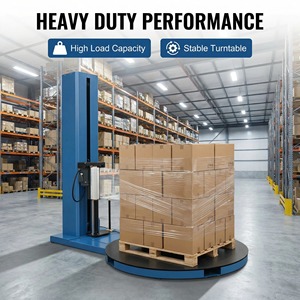 آلة تغليف البالتات الأوتوماتيكية ذات الذراع الدوار، آلة تغليف صناعية مدارية للمستودعات والخدمات اللوجستية لتثبيت الحمولة مع شهادة CE - Product Image 2