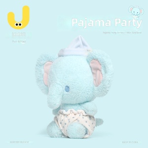 Divertido Peluche de Elefante Dormilón, Almohada para Acurrucarse, Compañero para la Hora de Dormir, Regalo de Cumpleaños Unisex, Poliéster, Algodón PP, 31cm-50cm - Product Image 2