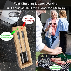 Thermomètre à viande sans fil avec connectivité 5.2, pour barbecue, camping, cuisine, thermomètre numérique domestique quotidien Meater-pro-002 - Product Image 5