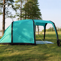 Kawagebo Kamp (KK) 13' X 10' Gonflable 12 ㎡   Tente de camping gonflable d'hiver Blowup Winter Gazebo Cube avec climatisation