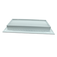 Grille d'aération de retour d'air carrée en aluminium pour plafond, pour système de ventilation HVAC