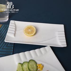 Assiette de présentation <span class=keywords><strong>en</strong></span> porcelaine blanche de style baroque de Chine Assiettes à dîner plates carrées <span class=keywords><strong>en</strong></span> porcelaine de 10 "<span class=keywords><strong>Restaurant</strong></span> Assiette à dîner <span class=keywords><strong>en</strong></span> céramique d'occasion - Product Image 6