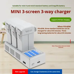 Chargeur USB PD à trois voies flambant neuf pour <span class=keywords><strong>Mini3</strong></span>/3 <span class=keywords><strong>Pro</strong></span>/4 <span class=keywords><strong>Pro</strong></span> - Product Image 5