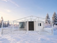 Maison conteneur extensible de 20 pieds, préfabriquée, 2 chambres, mini-maison prête à l'emploi, cabane modulaire habitable