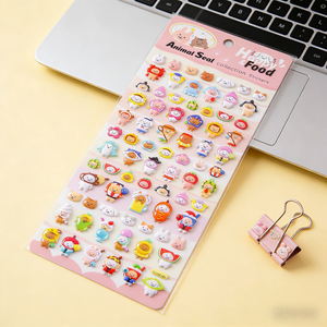 Adesivi Decorativi 3D Personalizzati con Bolle Cartoon, Stampa CMYK, Premi per Bambini, Decorazioni Fai-da-Te per Regali Personali e Festivi - Product Image 2