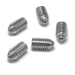 HEXAGONAL STEEL BALL SETTING SCREW WITH GOOD QUALITY 304 STAINLESS STEEL PRESS-IN SPRING BALL HEAD PLUNGER
