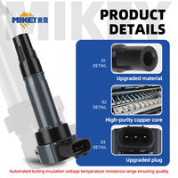 Bobine d'allumage moteur MIKEYA A1321580003 pour Brabus Smart Fortwo, pièces automobiles pour FK0319 1832A028 DQG31107 3B21T