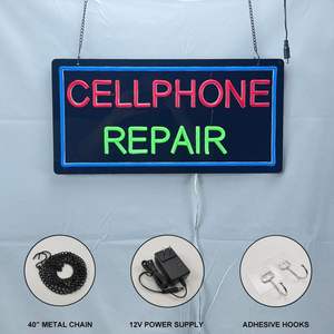 ป้ายสัญลักษณ์บาร์ LED แบบใหม่24ชั่วโมงสำหรับร้านซ่อมโทรศัพท์มือถือไฟนีออนโลโก้ - Product Image 6