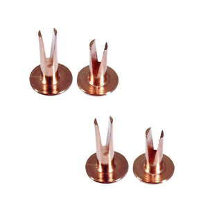 Rivets fendus en laiton/acier inoxydable - Clips de panneau <span class=keywords><strong>à</strong></span> bride usinés par CNC pour l'assemblage industriel - Product Image 1
