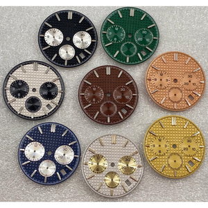 Accesorios de Modificación de Esfera Luminosa Verde de 31,8 mm para Relojes con Movimiento de Cuarzo VK63, Piezas de Reloj - Product Image 3