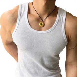 Chaleco Deportivo para Hombre, Talla XL, Transpirable, Tejido, con Diseño Geométrico, 100% Poliéster, de Secado Rápido, para Fisicoculturismo y Fitness - Product Image 3