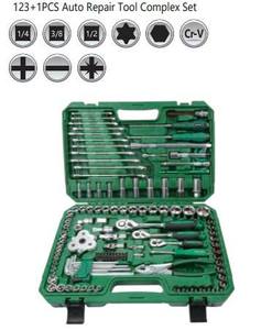 Ensemble d'outils de réparation automobile multifonctionnel de 124 pièces, kit d'entretien automobile, kit d'outils de réparation de voiture - Product Image 2