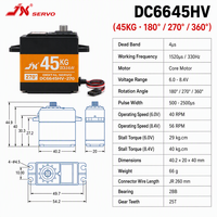 Servomoteur numérique JX DD6640HV 40KG à engrenages métalliques et plastiques, haute tension 6.0-8.4V, pour voitures RC, robots, drones industriels, pièces d'avions/bateaux RC