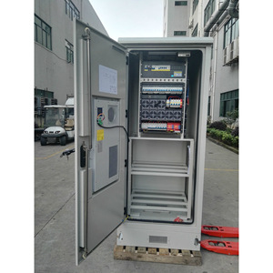 Armoire de communication extérieure Yuqiu intégrée en acier, étanche, avec contrôle de température, boîte de rangement rectangulaire - Product Image 3