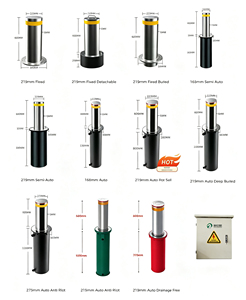 Bolardo Retráctil Hidráulico de Acero Inoxidable, Barrera de Seguridad Anticollisión para Entrada de Fábricas y Estacionamientos Comerciales - Product Image 2