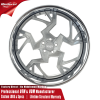 Jantes forgées Rucci Buckle 2 ou 3 pièces, 18-32 pouces, 5x120 5x127 6x139.7 pour Caprice Impala Charger Escalade Tahoe Cutlass