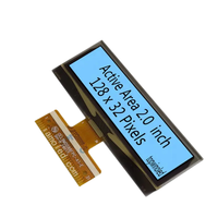 Fuente de la fábrica 2,0 "2,0 pulgadas 128x32 de baja potencia mini panel de la pantalla de oled con I2C SPI interfaz paralela ssd1309 2,3''