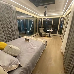 Casa Prefabricada Moderna y Elegante Tipo Cabaña |   Móvil con Baño Preinstalado para Proyectos de Camping, de Alta Calidad, Lujoso y Moderno - Product Image 4