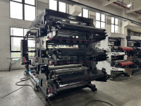 Machine d'impression flexographique automatique à haute vitesse 6 couleurs pour sachets alimentaires, sacs en plastique, sacs en papier, tubes et emballages