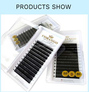 Extensiones de Pestañas Húmedas B/CC, Pestañas con Púas en Forma de L, Estilo <span class=keywords><strong>Manga</strong></span>, Pre-fabricadas, Forma en A, Suministros de Pestañas Naturales para Cosplay - Product Image 4