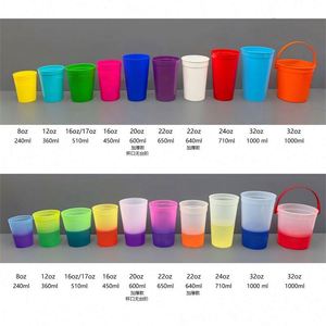 Vasos de Plástico Reutilizables con Logotipo Personalizado para Fiestas, Cumpleaños, Picnics, Eventos Deportivos, Bodas, Estadios, Regalos Promocionales, Vasos para Bebidas - Product Image 6