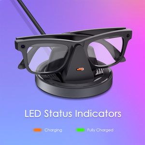 Tragbarer Ladeständer für <span class=keywords><strong>Meta</strong></span> Ray-Ban Smart Glasses Rutschfeste Schnell-Ladestation für AI-Brillen-Ladegerät für Ray-Ban <span class=keywords><strong>Meta</strong></span> - Product Image 4