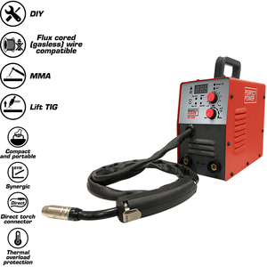 Soudeuse MIG à fil fourré à alimentation automatique sans <span class=keywords><strong>gaz</strong></span> pour usage domestique, soudeuses électriques, machine à <span class=keywords><strong>souder</strong></span> MIG sans <span class=keywords><strong>gaz</strong></span> 120A - Product Image 2