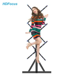 קבוצת שליטה 75cm Hd1024 * 1024 3d הולוגרמה מסכי 3d הולוגרפי מאוורר תצוגת פרסום עם רמקול