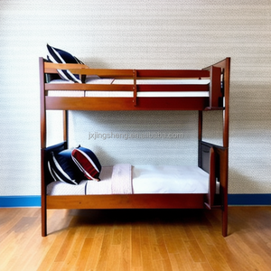 <span class=keywords><strong>Litera</strong></span> <span class=keywords><strong>Montessori</strong></span> Twin Over Twin para niños Diseño moderno de madera maciza - Product Image 3