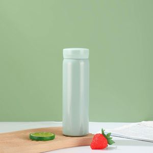Gourde isotherme compacte légère de 125 g, 200 ml, qualité alimentaire, intérieur en acier inoxydable 304, mini bouteille de voyage pour café et thé - Product Image 1