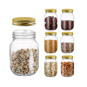 Merryart Wholesale Cheap Kitchen Round 4oz 8oz 16oz 32oz Plastic Food Grade Jars For Spice Powder Food Packaging