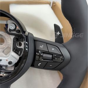 Volant en cuir durable de haute qualité compatible avec BMW E90 E91 E92 F10 F11 F20 F21 F30 F32 F20 F22 F23 F48 E64 M3 <span class=keywords><strong>M5</strong></span> Série <span class=keywords><strong>E</strong></span> - Product Image 4