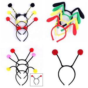 ربطة رأس بناتي لطيفة مبتكرة وجديدة 2024 للنساء والفتيات مزودة بشعار نحل كروي منفوش وعصرية ربطة شعر نهارية للأطفال - Product Image 6