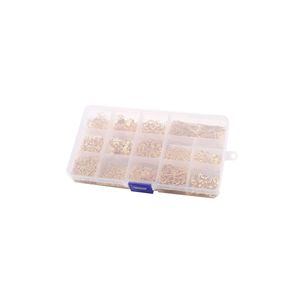 Kit de bijoux à faire soi-même, composants métalliques pour la fabrication de bracelets, formes variées, couleur argent KT0015 - Product Image 5