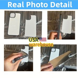 Coques de téléphone vierges pour sublimation en TPU 2D avec plaque en aluminium pour iPhone X, 11, 12, 13, 14 Plus, 15 Pro Max - Product Image 6
