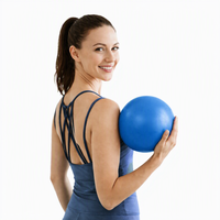 Ballon de yoga et de Pilates mini 20cm/25cm en PVC antidérapant pour massage, idéal pour studio, maison, salle de sport, entraînement d'équilibre, personnalisable avec logo
