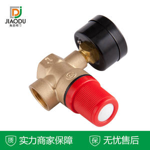 Vanne de régulation de pression de chaudière en laiton sur mesure, vanne de sécurité de décharge de pression avec affichage, export pour les ventes transfrontalières - Product Image 5