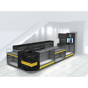 Newest Cell Phone Accessories Kiosk Retail Mobile Phone Cabinet Display Showcase with Shop Interior Design for sale