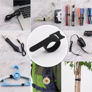 Fascette Adesive Versatili per Cavi, Misura Personalizzabile, Regolabili, Ecologiche, con Chiusura a Strappo Autoadesiva - Product Image 6