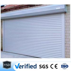 Les portes à enroulement électriques en alliage d'aluminium modernes sont utilisées pour la protection <span class=keywords><strong>de</strong></span> la sécurité dans les villas, les maisons et les usines - Product Image 1