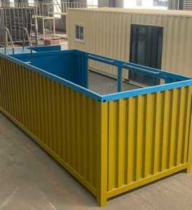 Piscine hors sol préfabriquée en fibre de verre de 20 pieds ou 40 pieds, design conteneur maritime - Product Image 4