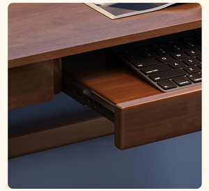 Mesa de estudio para estudiantes en casa, estantería, estantería, mesa de ordenador integrada, juego de mesa y silla moderno y sencillo - Product Image 4
