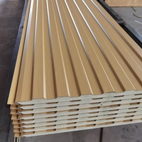 Vente en gros de carreaux d'aluminium pour l'isolation extérieure de la Grande Muraille panneaux métalliques avec toiture thermique panneau de polyuréthane matériau à âme en PU