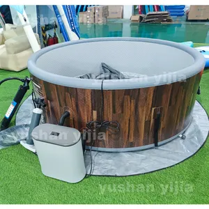 Hot Sale Lazy Hot tub Spa Cold Hot Plunge Health Bathtub Bubble Massage Pool Drop Stitch Recovery