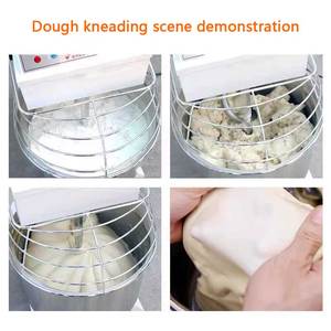 Nouveau mélangeur à spirale en acier inoxydable de 50 L pour la pâtisserie et la boulangerie, idéal pour les chefs professionnels - Product Image 3
