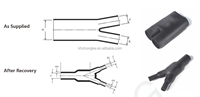 Conectores de Terminales de Manga Termocontraíble Moldeada para Aislamiento de Cables, Accesorios para Conectores, Categoría de Producto