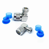 Adaptateur coaxial RF 50 ohms DC-6 GHz, connecteur mâle N vers connecteur femelle N, adaptateur de connecteur RF à 90 degrés, fourni par l'usine