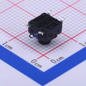 TS-FS66T-C-E Tactile Switch SMD-4P,6x6mm Switch Single Pole Single Throw Round Button 2.6N Vertical Mount - Product Image 2
