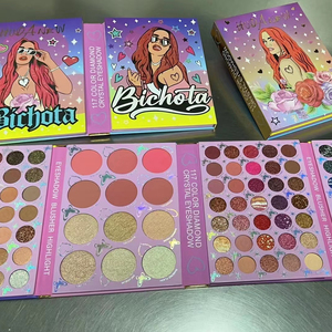 Palette de fards à paupières Bella <span class=keywords><strong>Ultramo</strong></span> 117 couleurs Karol G, hautement pigmentée, palette de maquillage, paleta de sombra - Product Image 1